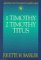 1 Timothy 2 Timothy Titus cover