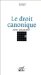 Le Droit Canonique cover