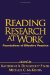 Reading Research at Work : Foundations of Effective Practice cover