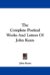 The Complete Poetical Works and Letters of John Keats cover
