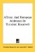 African and European Addresses by Theodore Roosevelt cover