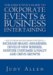 The Executive's Guide to Corporate Events & Business Entertaining : How to Choose And Use Corporate Functions to Increase Brand Awareness, Develop New Business, Nurture Customer Loyalty And Drive Growth cover