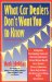What Car Dealers Don't Want You to Know cover