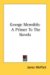 George Meredith : A Primer to the Novels cover