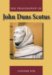 The Philosophy of John Duns Scotus