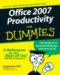 Office 2007 Productivity for Dummies cover
