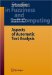 Aspects of Automatic Text Analysis cover