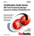 Certification Guide Series : IBM Tivoli Provisioning Manager Express for Software Distribution V4.1 cover