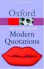 Oxford Dictionary of Modern Quotations [Click for larger image]