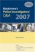 Blackstone's Police Investigators' Q&A 2007 cover