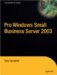 Pro Windows Small Business Server 2003 cover