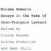 Minima Memoria : Essays in the Wake of Jean-Francois Lyotard cover