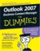 Outlook 2007 Business Contact Manager for Dummies cover