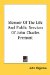 Memoir of the Life and Public Services of John Charles Fremont cover