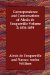 Correspondence and Conversations of Alexis De Tocqueville : 1834-1859 cover