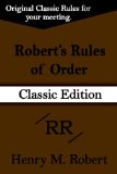 Robert's Rules of Order [Click for larger image]