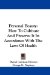 Personal Beauty : How to Cultivate and Preserve It in Accordance With the Laws of Health cover