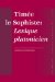 Timee Le Sophiste : Lexique Platonicien cover
