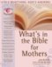 What's in the Bible for Mothers cover