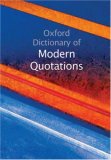 Oxford Dictionary of Modern Quotations [Click for larger image]