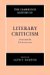 The Cambridge History of Literary Criticism : Modernism and the New Criticism cover
