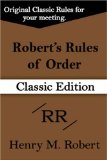 Robert's Rules of Order [Click for larger image]