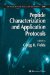 Peptide Characterization and Application Protocols cover