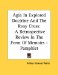 Agia in Explored Doctrine and the Rosy Cross : A Retrospective Review in the Form of Memoirs cover