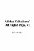 Select Collection of Old English Plays cover