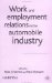 Work and Employment Relations in the Automobile Industry cover