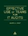 Effective Use of Teams for It Audits cover