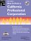 How to Form a California Professional Corporation cover