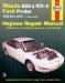Mazda 626 and Mx-6 Ford Probe Automotive Repair Manual 1993-2001 cover