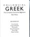Colloquial Greek : The Complete Course for Beginners cover