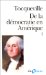De LA Democratie En Amerique cover