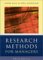 Research Methods for Managers cover