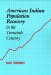 American Indian Population Recovery in the Twentieth Century cover