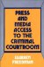 Press and Media Access to the Criminal Courtroom cover