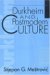 Durkheim and Postmodern Culture cover