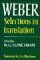 Max Weber : Selections in Translation cover