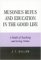 Musonius Rufus And Education In The Good Life : A Model Of Teaching And Living Virtue cover