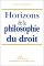 Horizons De La Philosophie Du Droit cover