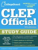 CLEP Official Study Guide : 18th Edition [Click for larger image]