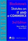 Blackstone's Statutes on It and E-commerce [Click for larger image]