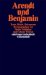 Arendt Und Benjamin : Texte, Briefe, Dokumente cover