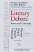 Literary Debate : Texts and Contexts cover