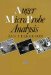 Auger Microprobe Analysis cover