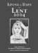 Living the Days of Lent 2004 cover