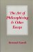 The Art of Philosophizing and Other Essays cover