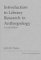 Introduction to Library Research in Anthropology cover